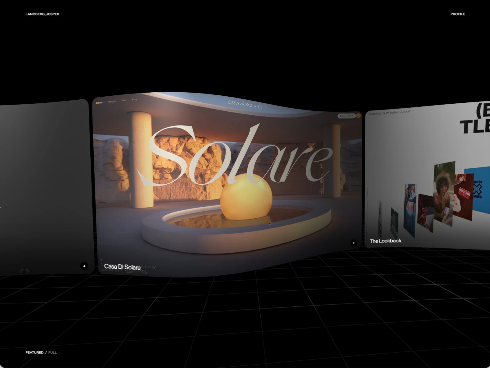 Jesper Landberg website studio portfolio.