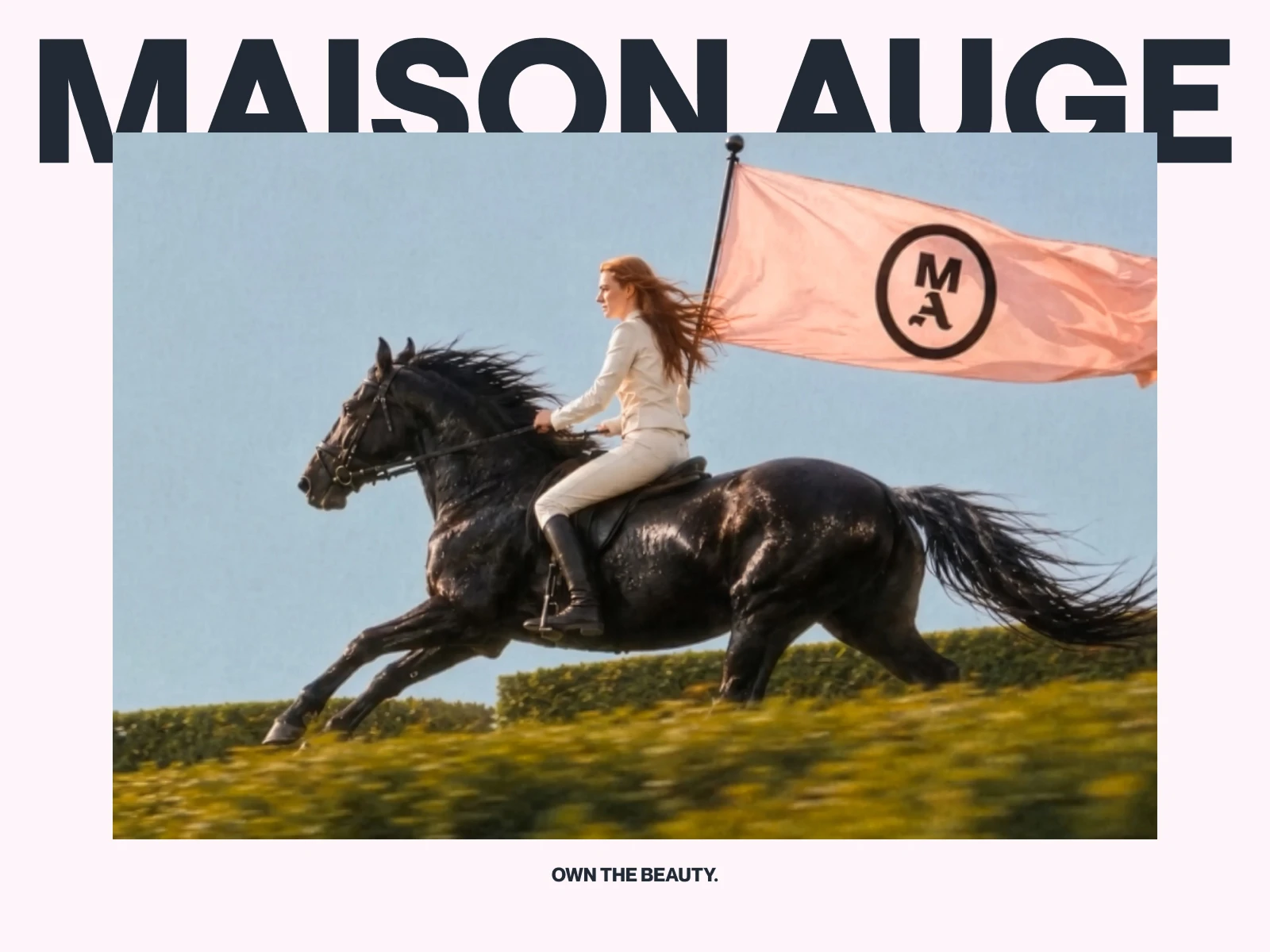 Maison Auge creative studio website.