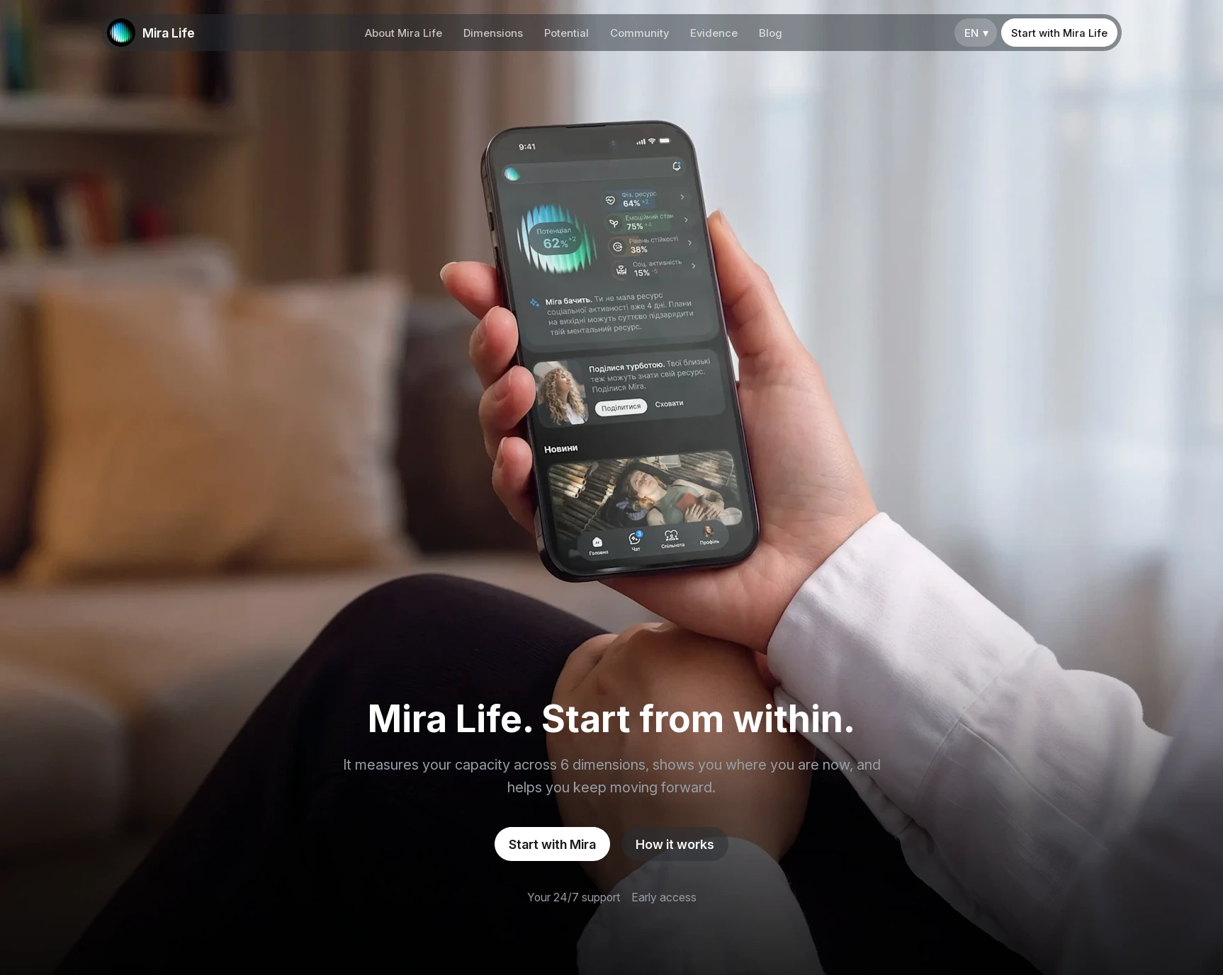 Mira Life back cover